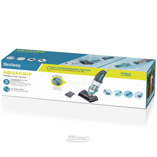 Ручной вакуумный пылесос для бассейна 58946 Bestway AquaGrip(Бествей АкваГрип) Bestway (Бествей)