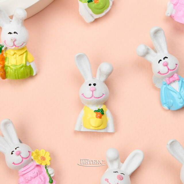 Кролики на липучке 4 см, 12 шт Breitner (Брайтнер)