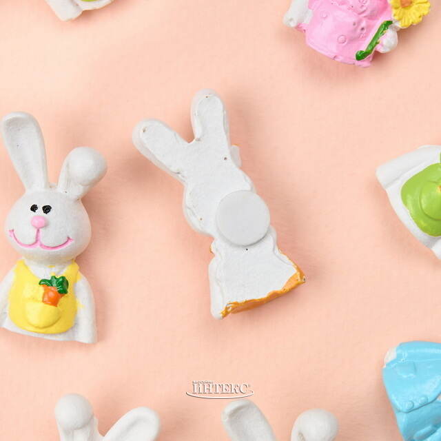 Кролики на липучке 4 см, 12 шт Breitner (Брайтнер)