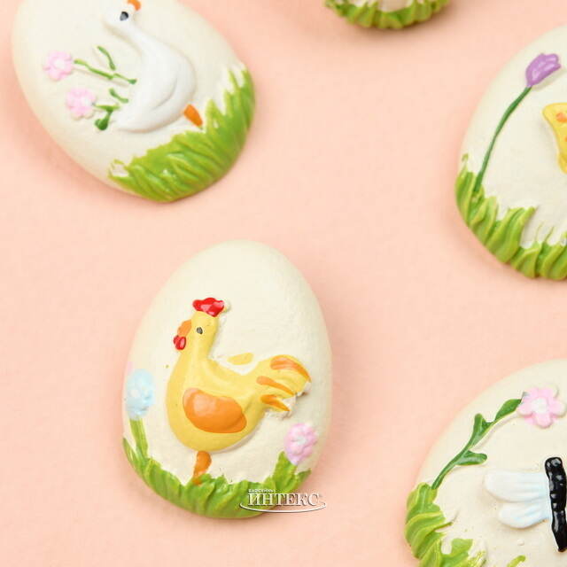 Пасхальные Яйца на липучке 3 см, 12 шт Breitner (Брайтнер)