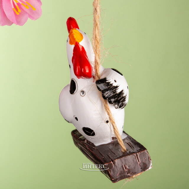 Пасхальное украшение Курочка Несушка 7 см, подвеска Breitner (Брайтнер)