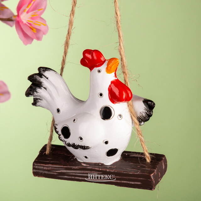 Пасхальное украшение Курочка Несушка 7 см, подвеска Breitner (Брайтнер)