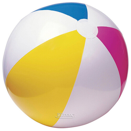 Надувной мяч Цветные дольки 61 см INTEX