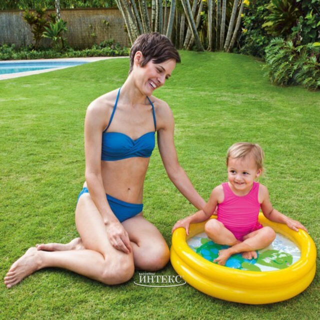 Детский надувной бассейн Мой первый бассейн - Черепашка 61*15 см INTEX (Интекс)