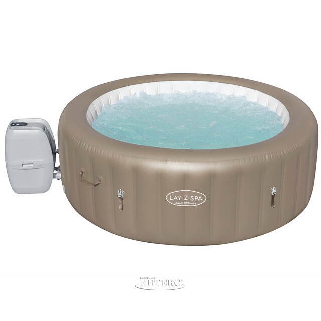 Надувной бассейн-джакузи Lay-Z-Spa: Palm Springs 196*71 см, аэромассаж, аксессуары Bestway