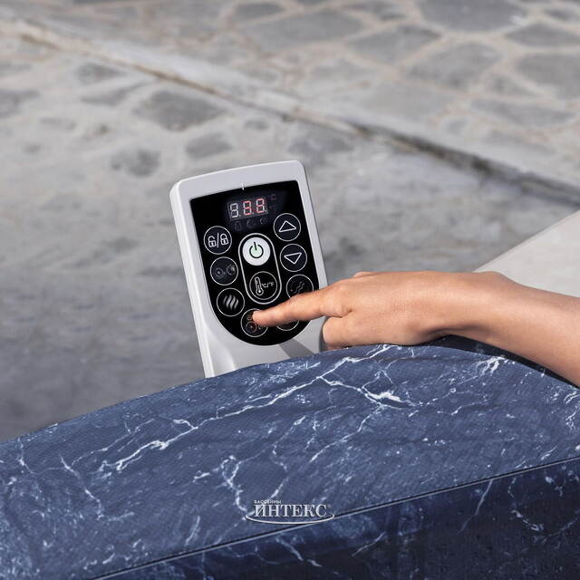 Надувной спа-бассейн 6001W Bestway Toronto Smart AirJet 190*70 см, теплосберегающий тент Bestway (Бествей)