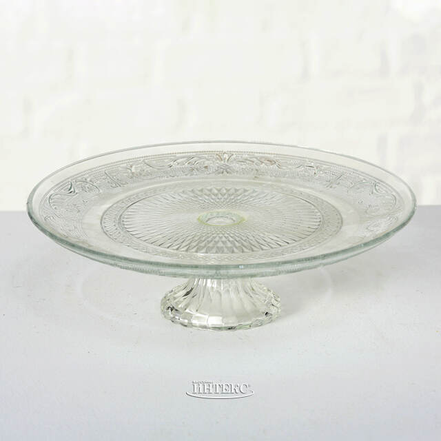 Подставка для торта Фелисити 25 см, стекло Boltze