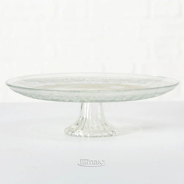 Подставка для торта Фелисити 25 см, стекло Boltze