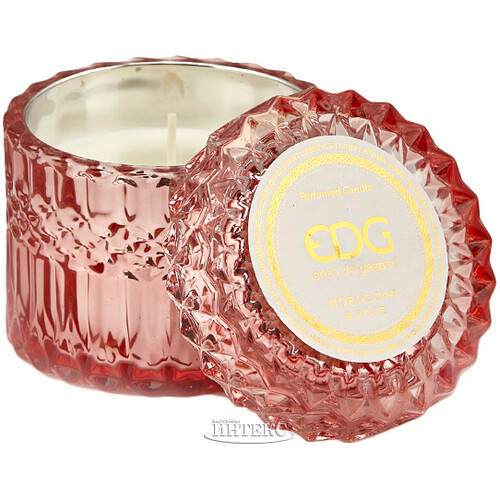 Ароматическая свеча Crystal Gasperi: Moroccan Rose 9 см, стекло EDG