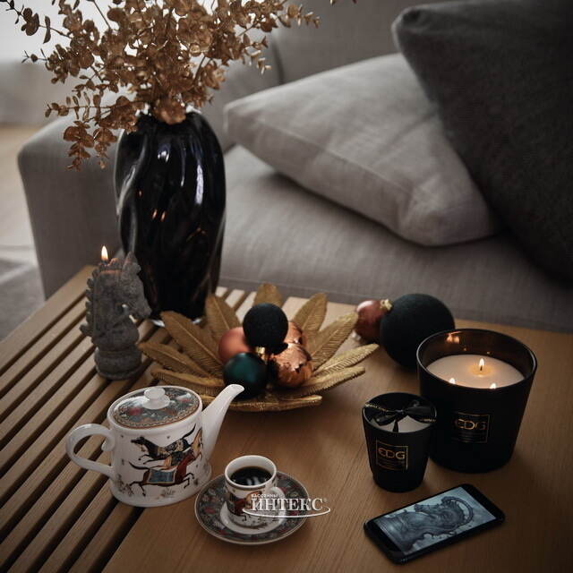 Ароматическая свеча в стакане Gasperi di Soia: Champagne, 22 часа горения EDG