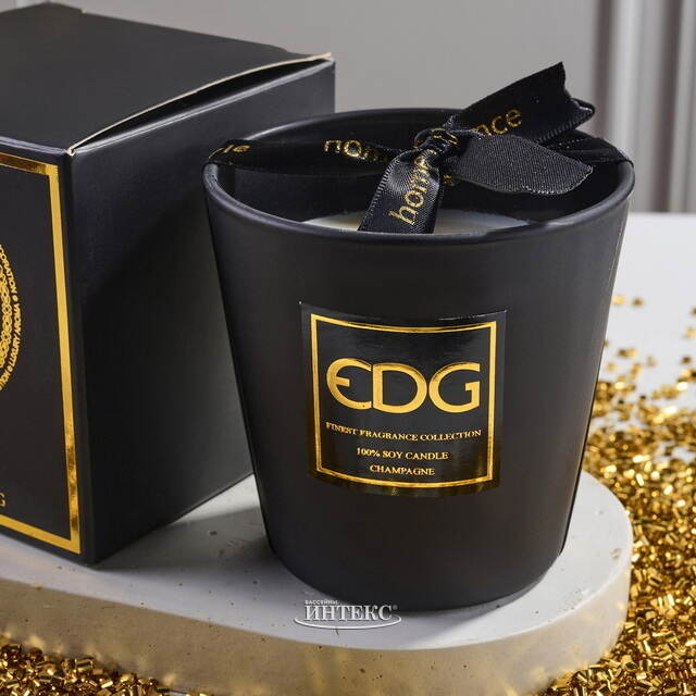 Ароматическая свеча в стакане Gasperi di Soia: Champagne, 22 часа горения EDG