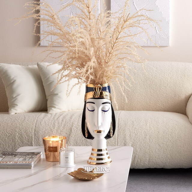 Ароматическая свеча Quasco: White Tea&Ginger 12 см, 28 часов горения EDG (ЭДГ)