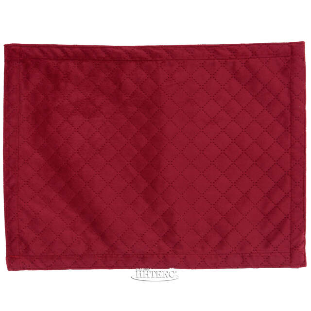 Тканевая салфетка для сервировки стола Дженнифер 40*30 см красная Kaemingk