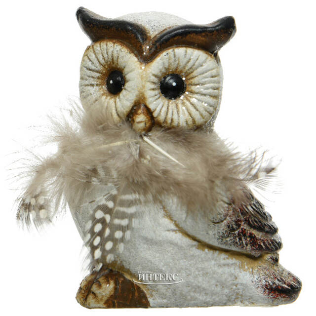 Керамическая статуэтка Совиная Парочка - Филин Энтони 12 см Kaemingk (Кейминг)