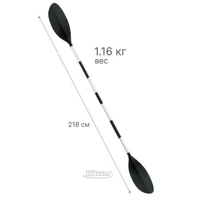 Весло для байдарки Ribber Surface 218 см металлическое INTEX