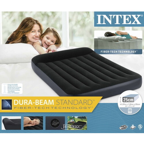 Надувной матрас Pillow Rest Classic 137*191*25 см INTEX
