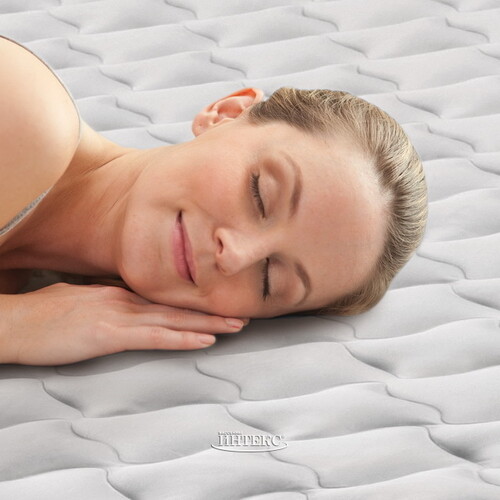 Надувная кровать с насосом Supreme Air-Flow 99*191*51 см INTEX
