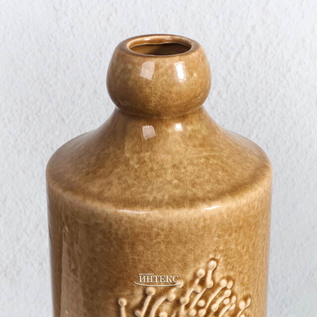 Декоративная ваза Ботаника 30 см карамельная Kaemingk (Кейминг)