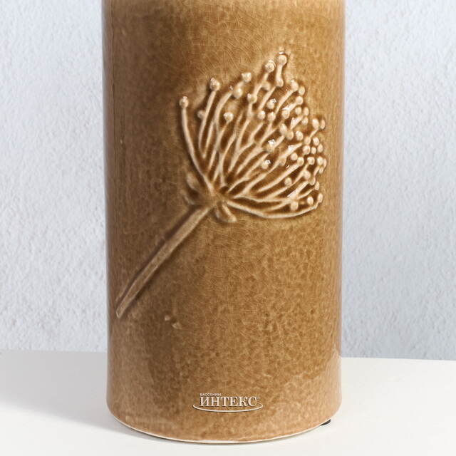 Декоративная ваза Ботаника 30 см карамельная Kaemingk (Кейминг)