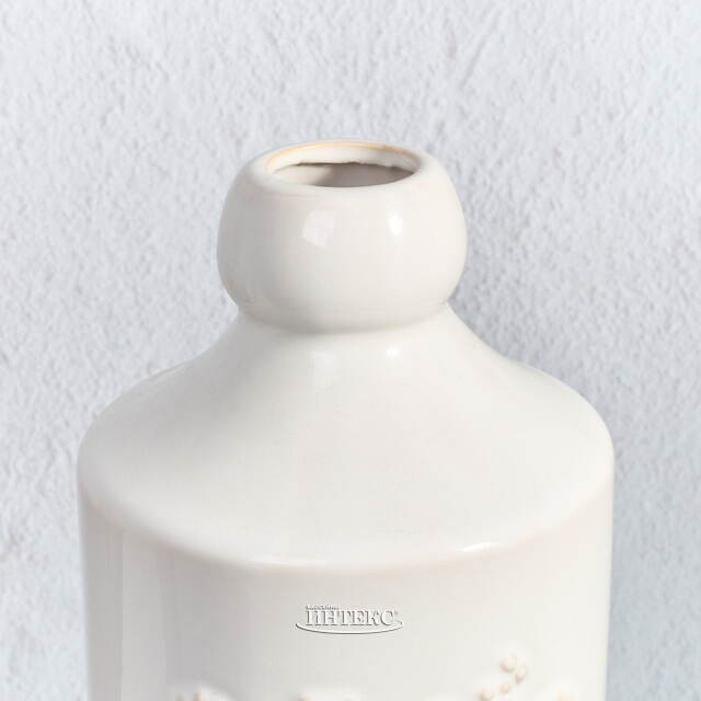 Декоративная ваза Ботаника 30 см молочная Kaemingk (Кейминг)