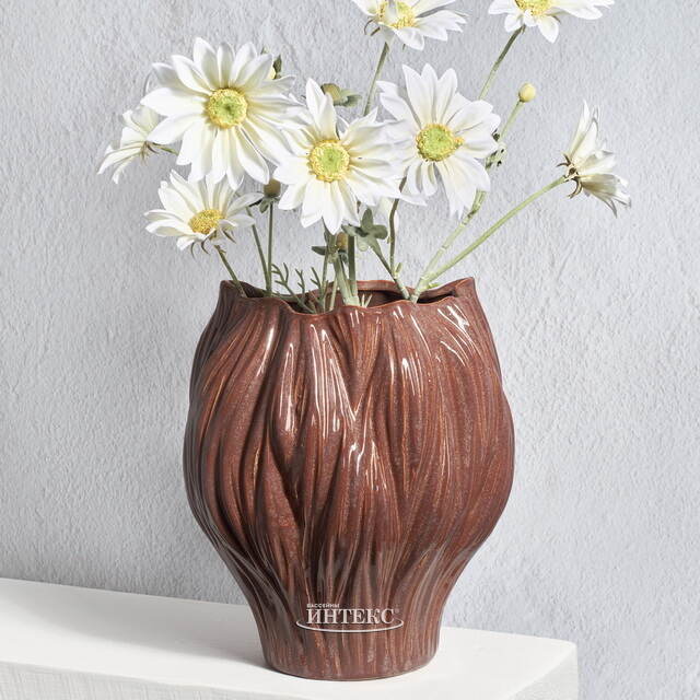 Керамическая ваза Кастанеа 26 см Kaemingk (Кейминг)