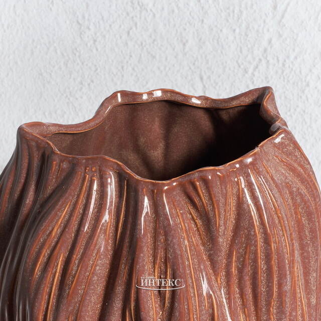 Керамическая ваза Кастанеа 26 см Kaemingk (Кейминг)