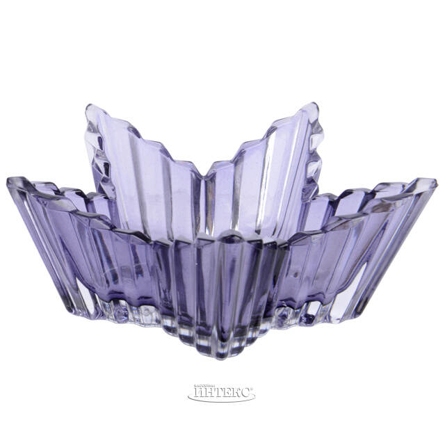 Вазочка для конфет Утренняя Звезда 14 см сиреневая Kaemingk