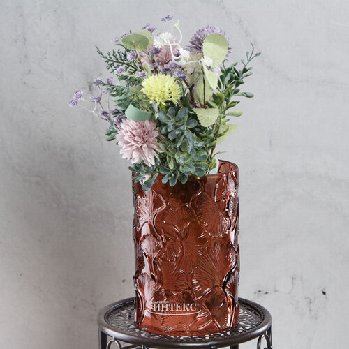 Стеклянная ваза Федеричи 18 см Kaemingk