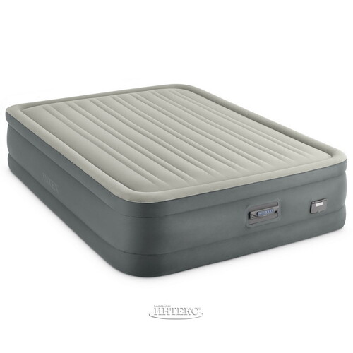 Надувная кровать с насосом Premaire Dream Support Queen с USB-портом, 152*203*46 см INTEX