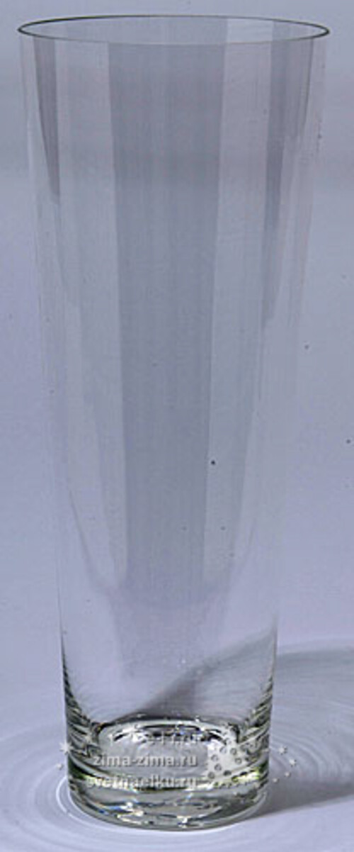 Ваза стеклянная "Стакан" 17x50 см Kaemingk