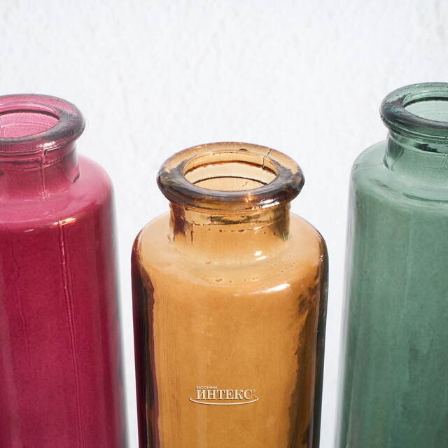 Набор стеклянных бутылок Салон де Прованс 32 см, 5 шт Kaemingk (Кейминг)