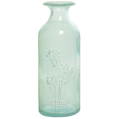 Стеклянная ваза Аллиум 19 см, прозрачно-дымчатая Kaemingk