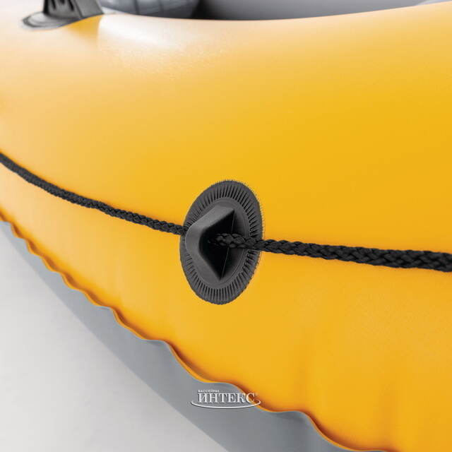 Надувная лодка Challenger (Челленджер) трехместная 295*137*43 см + насос и весла INTEX (Интекс)