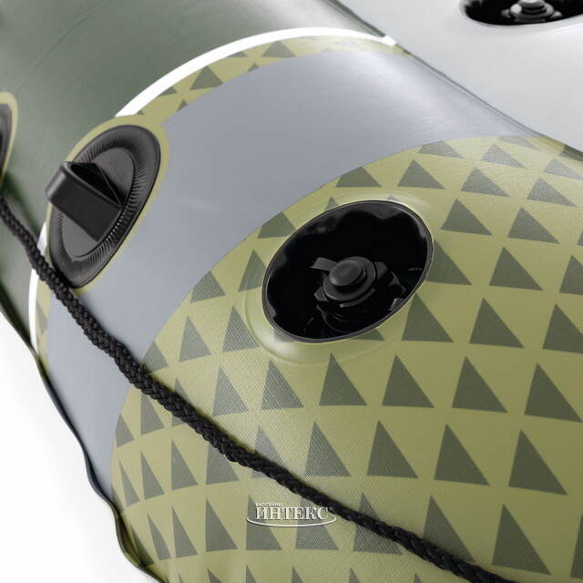 Надувная лодка Seahawk (Сихоук) четырехместная 351*145*48 см + насос и весла INTEX (Интекс)