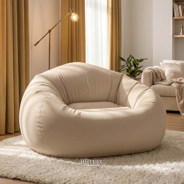 Надувное кресло Beanless Bag (Бинлес Бэг) 137*127*74 см INTEX (Интекс)