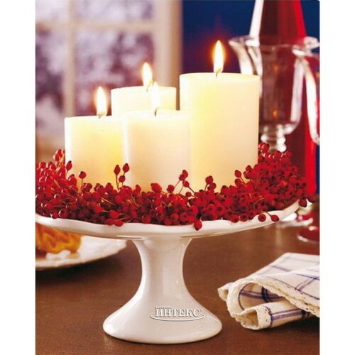 Декоративная свеча Рустик, 70*100 мм, кремовая Kaemingk