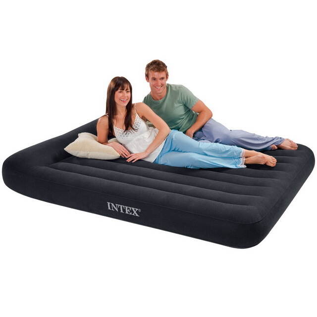 Надувной матрас Pillow Rest Classic 152*203*23 см INTEX (Интекс)
