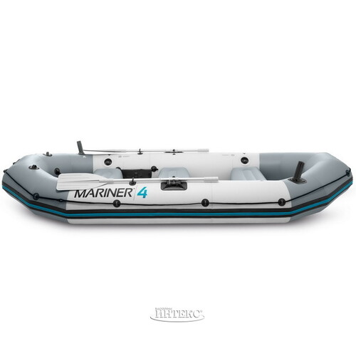 Надувная лодка Mariner-4 Set 328*145*48 см + насос и весла INTEX