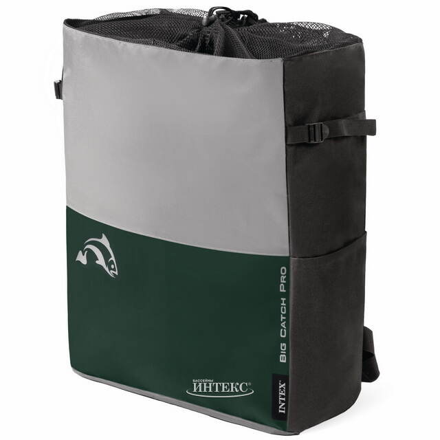 Надувная лодка для рыбалки Big Catch Pro 165*119*38 см + насос и весла INTEX