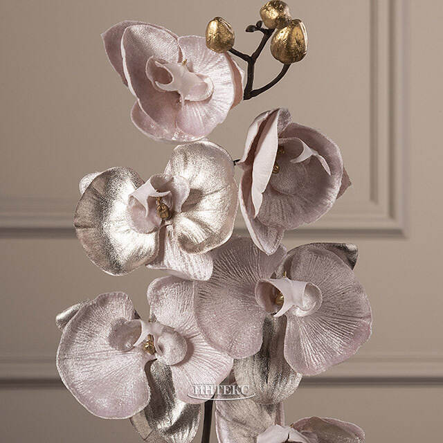 Искусственная ветка Орхидея 79 см светло-розовая EDG
