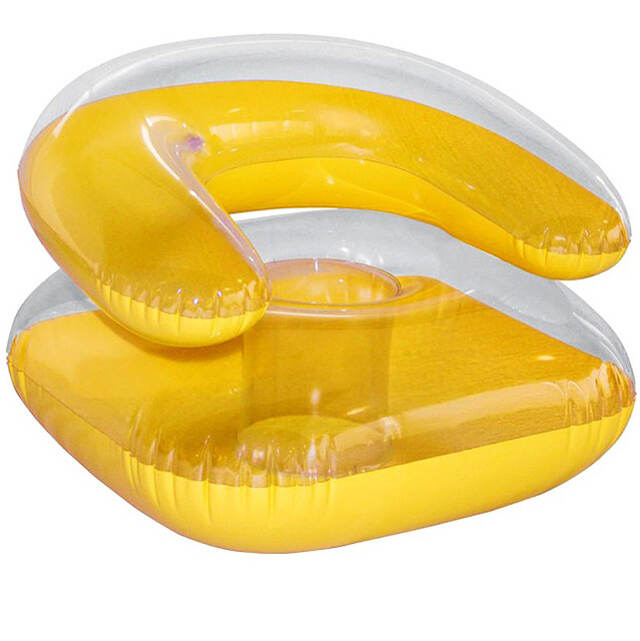 Надувное кресло, желтое, 71*66*47 см INTEX