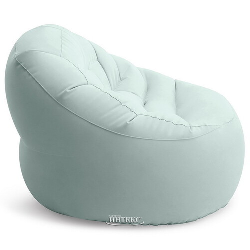 Надувное кресло Beanless Bag Chair 112*104*74 см шалфейное INTEX