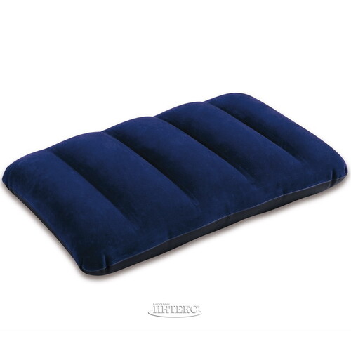 Надувная подушка 43*28*9 см флокированная INTEX