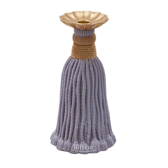 Декоративный подсвечник Grande Tassel 26 см лавандовый EDG