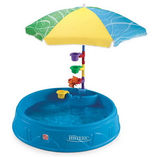 Песочница - бассейн с зонтиком Малыш 20*95 см Step2