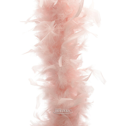 Гирлянда Боа из перьев 184 см розовый Kaemingk