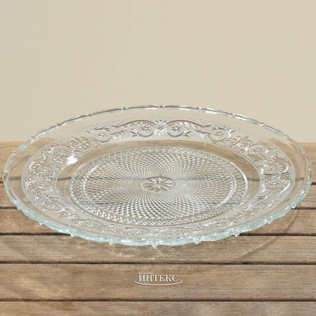 Стеклянное блюдо для сервировки Фелисити 30 см Boltze