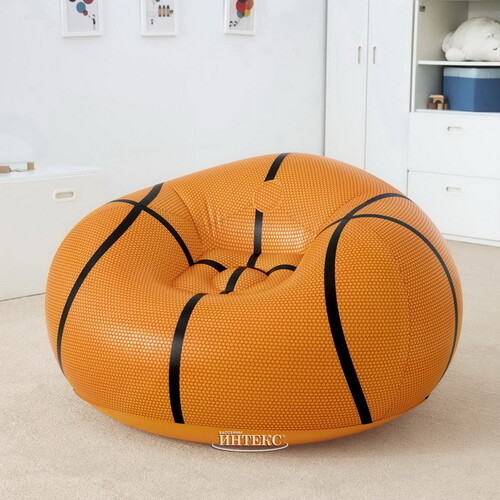 Детское надувное кресло Баскетбольный Мяч 114*112*66 см Bestway