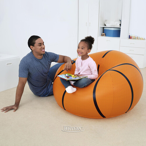 Детское надувное кресло Баскетбольный Мяч 114*112*66 см Bestway