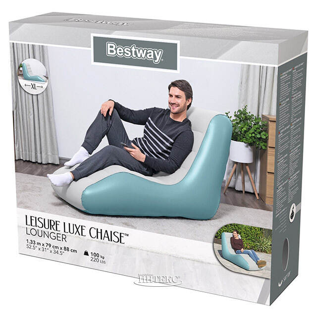 Надувной шезлонг Leisure Luxe 133*88*79 см Bestway
